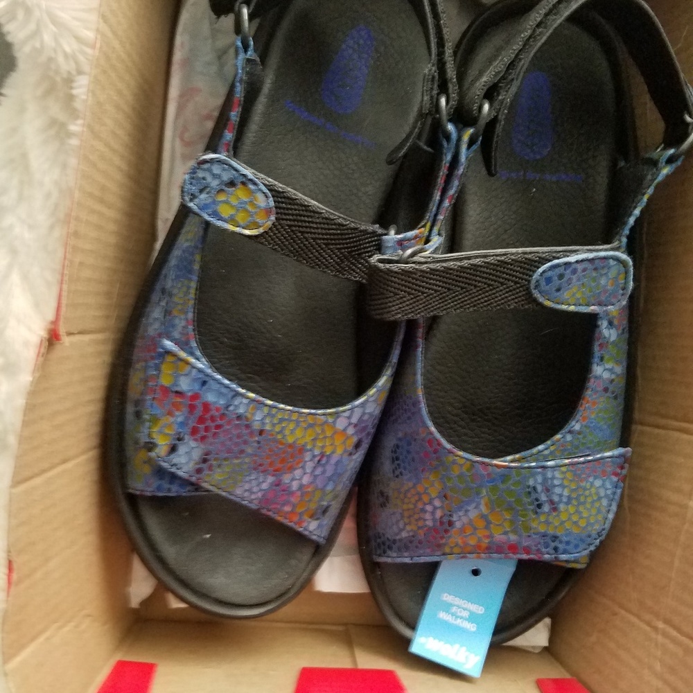 Wolky Multi-Color Jewel Fantasy Sandals